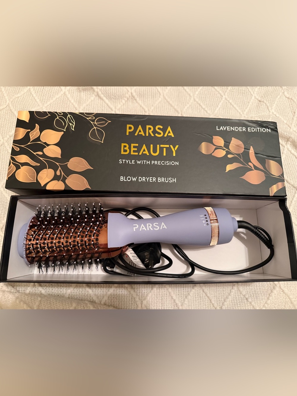 PARSA Beauty Lavender Blow Dryer Brush